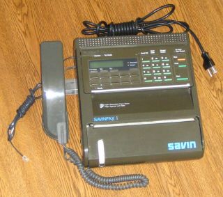 Vintage Savin Savinfax I Desktop Thermal Fax Transfer Copier & Phone