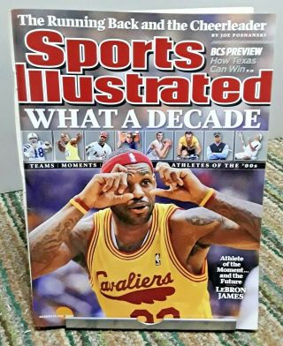Sports Illustrated December 2009 Lebron James Cleveland Cavaliers No Label