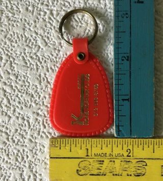 Vintage Dealer Keychain NORB KORNAK OLDSMOBILE Key Fob Ring AURORA,  ILLINOIS 3