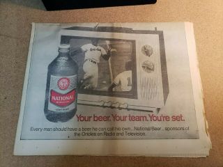 1968 Baltimore Orioles The News American commemorative newspaper - Hardin Estate 2