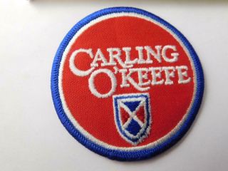 Carling Okeefe Brewery Beer Vintage Hat Patch Badge Advertising Collector