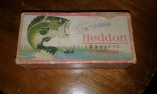 Old Vintage Heddon Dowagiac 7500 Vamp Lure " Box Only " No Lure