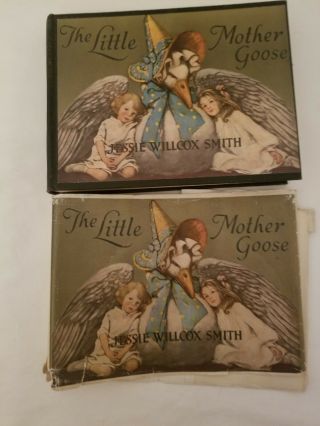 Antique 1918 The Little Mother Goose Childrens Book By Jessie Willcox Smith