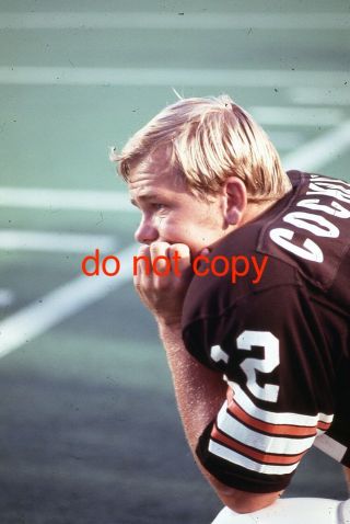 1971 Cleveland Browns Don Cockroft Football 35mm Photo Slide Nfl