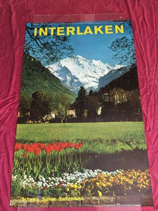 " Interlaken " Schweiz Suisse Switzerland Vintage 1960 