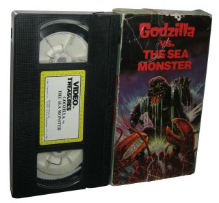 Godzilla Vs.  The Sea Monster Vintage Vhs Tape