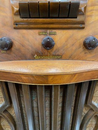 Antique Westinghouse Model 886 Floor Radio (' A Christmas Story ' Radio) 2