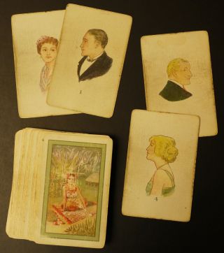 Antique Teuila Fortune Telling Cards,  Uspcc,  C.  1923