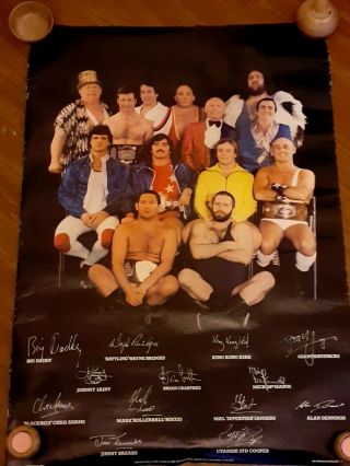 Vintage British Wrestling Poster