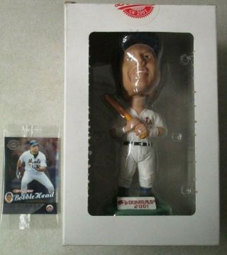 Donruss Class Of 2001 Mike Piazza Bobblehead Mets Mib With Trading Card