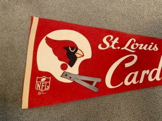 1967 St.  Louis Cardinals Football Pennant Nm