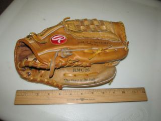Vintage Rawlings Rmc 26 Frank Lombari Leather Baseball Glove Mitt Adult Size