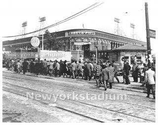 Brooklyn Dodgers - Ebbets Field - Trolley Tracks - 1940s