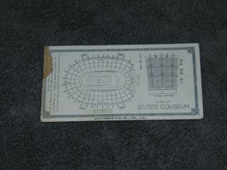 OCT 14,  1933 ST.  MARY ' S VS USC L.  A.  MEMORIAL COLISEUM FOOTBALL GAME TICKET STUB 2