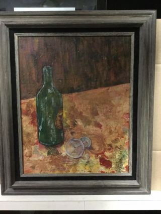 Vintage Abstract Still Life Painting (1957) Signed - Park