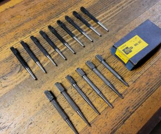 ANTIQUE Tools Nail Set Punches • VINTAGE Woodworking STANLEY Punch NOS ☆USA 3