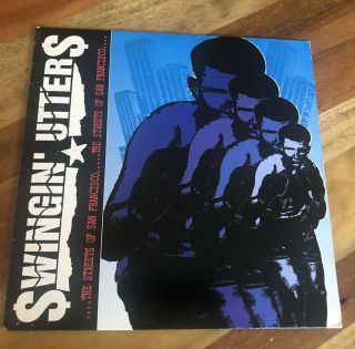 Vintage Swingin’ Utters Lp Streets Of San Francisco Vinyl 95 Red Punk Rancid