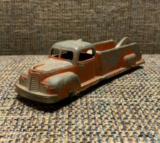Vintage Diecast Red Toots Toy Tow Truck Made In United States Of America