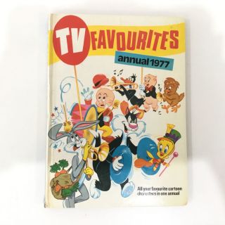 Vintage Hardcover - Tv Favourites Annual 1977,  Warner Bros.  Pictures 404