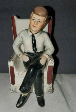 Vintage Japan Jfk John F Kennedy Salt And Pepper Shakers Rocking Chair President