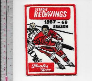 Beer Hockey Detroit Red Wings & Stroh 