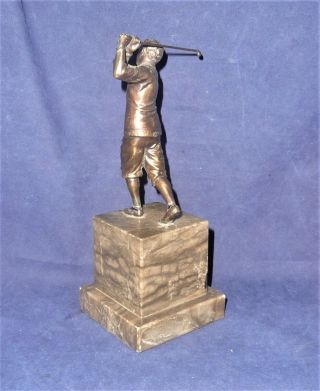 Vintage 1st Place Golf Trophy ca1930 3