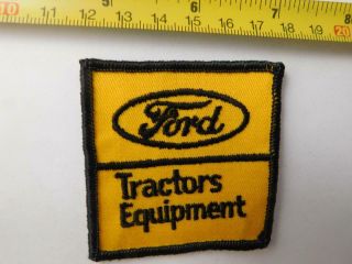 Ford Tractors Equipment Dealer Vintage Hat Vest Patch Badge Employee Advertising