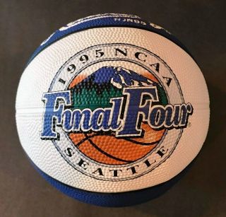 Vintage 1995 Ncaa Final Four Seattle Souvenir 6 " Mini Basketball Collectible