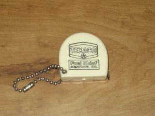 Vintage Texaco Keychain Tape Measurer - Fuel Chief Heating Oil