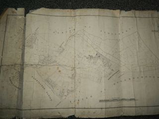 Antique Map / Plan Parish of Stockland Bristol Cannington SOmerset 3