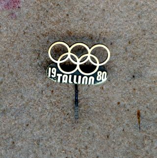 Yahcting Sailing 1980 Tallinn Moscow Olympic Games Stick Pin