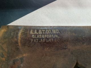 Vintage American Axe & Tool Co.  Glassport PA AA&T Hatchet Axe hammer 3