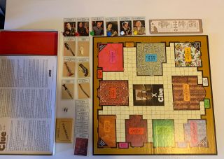 Parker Brothers Clue Board Game Classic 100 Complete And Vintage 1972