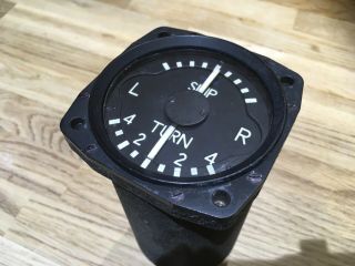 Vintage Raf Aircraft Turn And Slip Indicator Type Mkx.  A