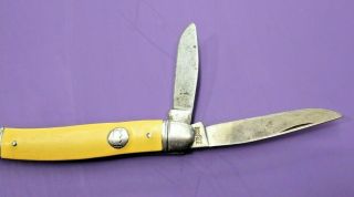 IMPERIAL CROWN KNIFE MADE IN USA 3 BLADE PEN JACK VINTAGE POCKET 3 1/4 
