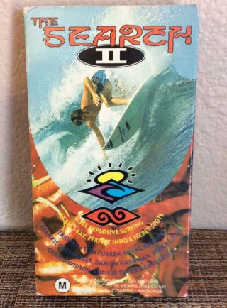 Rip Curl The Search 2 - Retro Vintage Surfing Vhs - Tom Curren Dooma Davo Rare