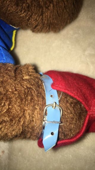 R Dakin Teddy Bear Vintage Learn Button Zip Tie 3