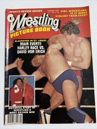 Sports Review Series Wrestling Picture Book Summer 1980.