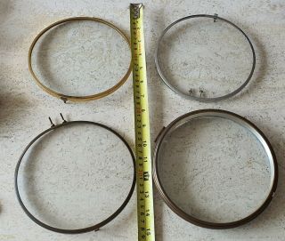 Convex Clock Glass X4 Covers For Antique Clock Dial Face Spares