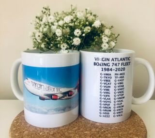 Queen Of The Skies Virgin 747 Mug
