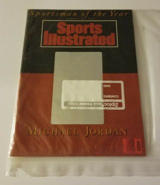 Michael Jordan 1991 Sports Illustrated (hologram) Sportsman Of The Year Pristine