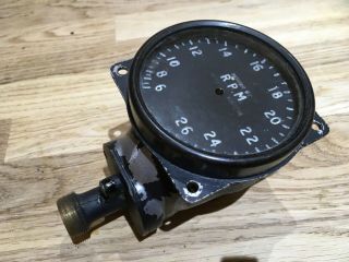 Vintage Ww2 Aircraft Mkixb Rpm Gauge - Dated 1941