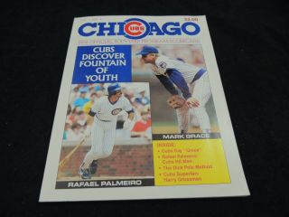 Chicago Cubs 1988 Official Souvenir Program