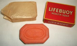 Vintage Bar Of Lifebuoy Health Soap Advertising