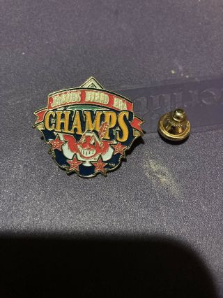 Cleveland Indians Chief Wahoo Jacobs Field Era Champions Enameled Pin.  90s