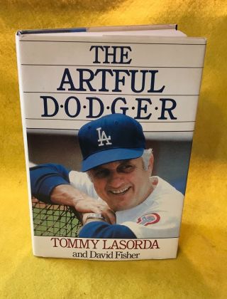 Tommy Lasorda " The Artful Dodger " Book - 1985 - Los Angeles Dodgers