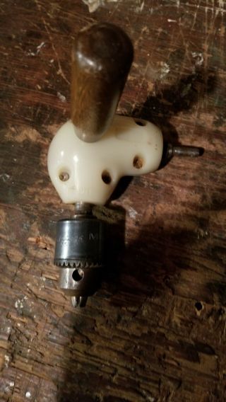 Jacobs Usa Multi - Craft Chuck 0 - 1/4 Right Angle Drill Adapter Vintage Supreme