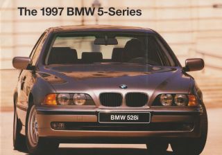 1997 Bmw 5 Series 528i 540i Official Brochure For The U.  S.  Market