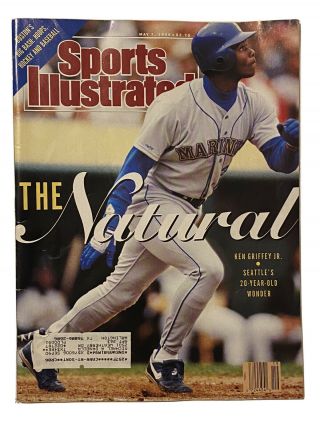 Sports Illustrated May 7 1990 Ken Griffey Jr The Natural Seattle Mariners Nm - Mt