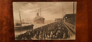 White Star Line Adriatic Departs On Maiden Voyage Pocard 05/1907 Capt E J Smith